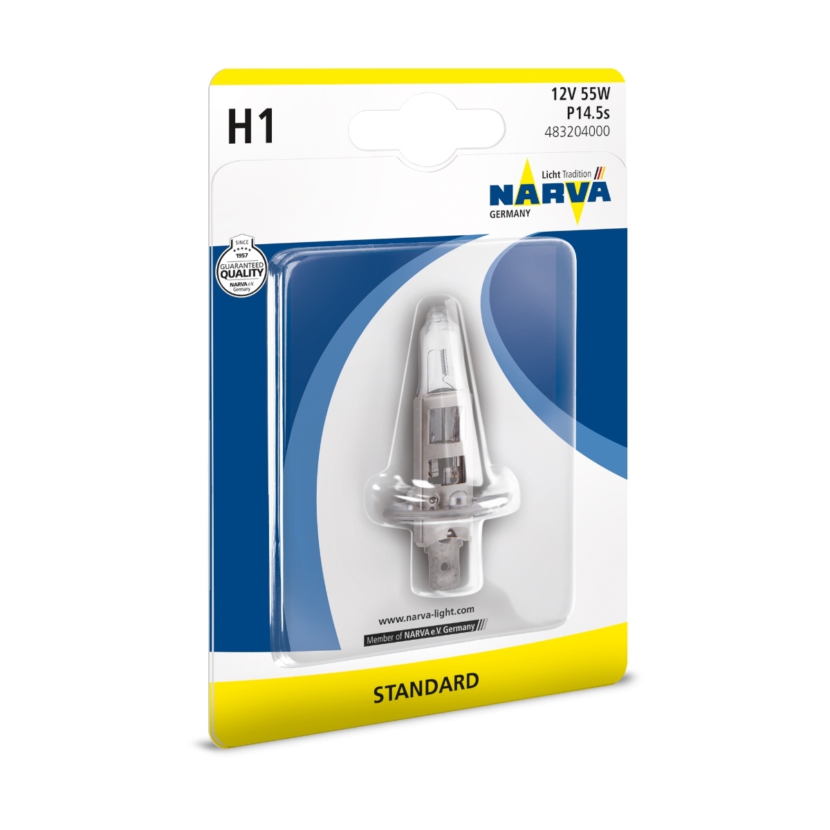 Light bulb H1 NARVA 55W P14.5s 12V - Импас 56