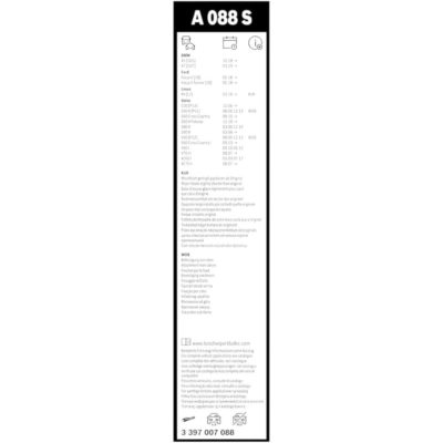 BOSCH Aero Twin Комплект чистачки A088S 650/500 мм. - Image 5