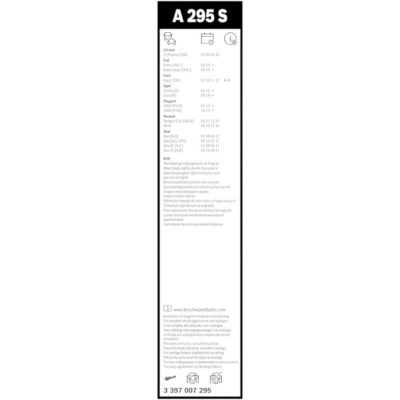 BOSCH Aero Twin Комплект чистачки A295S 600/400 мм. - Image 5