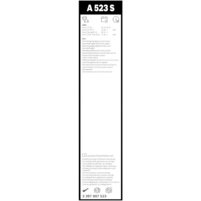 BOSCH Aero Twin Комплект чистачки A523S 650/450 мм. - Image 5