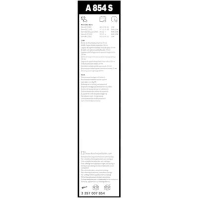 BOSCH Aero Twin Комплект чистачки A854S 650/575 мм. - Image 4