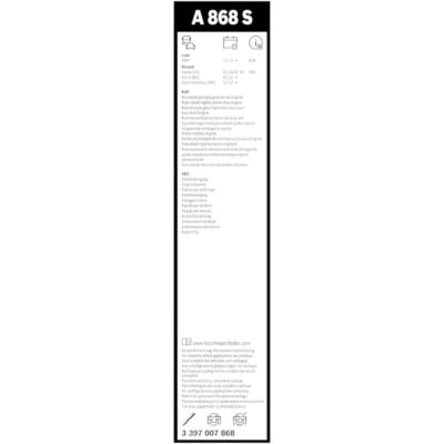 BOSCH Aero Twin Комплект чистачки A868S 650/340 мм. - Image 5