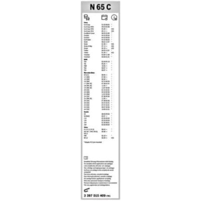 BOSCH Standard Twin Чистачка N65C 650 мм. - Image 4