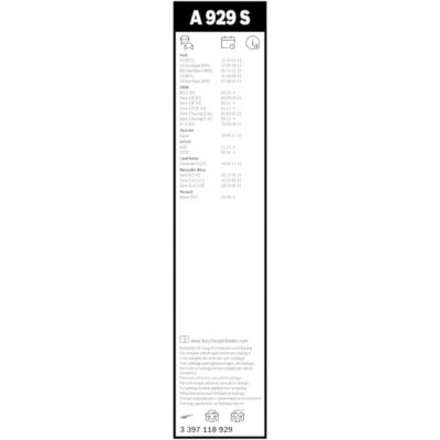 BOSCH Aero Twin Комплект чистачки A929S 600/475 мм. - Image 4
