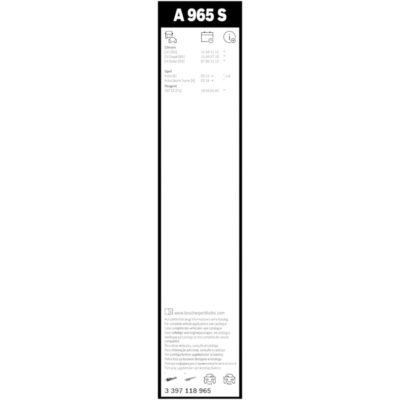 BOSCH Aero Twin Комплект чистачки A965S 700/600 мм. - Image 5