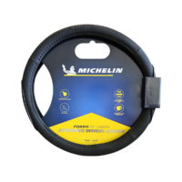 Michelin Калъф за волан 36,8-39,4 см. - черен с черен шев - ML-1003-N