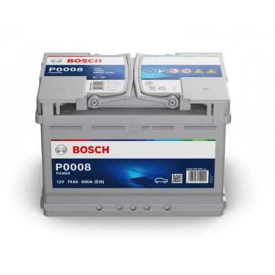 Car battery BOSCH POWER 74Ah 680A (EN) R+ - Image 2