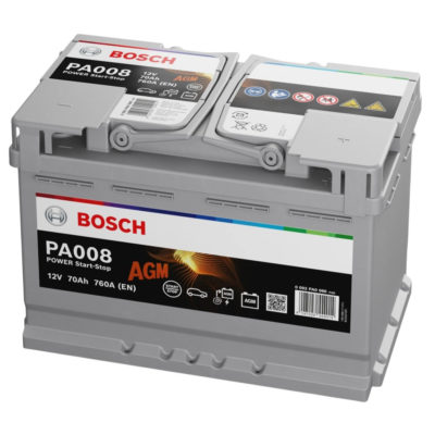 Акумулатор BOSCH POWER AGM 70AH 760A (EN) R+ - Image 3