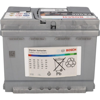 Акумулатор BOSCH POWER EFB 60AH 640A (EN) R+ - Image 3