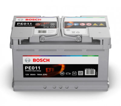 Акумулатор BOSCH POWER EFB 80AH 760A (EN) R+