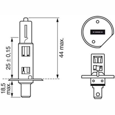 Крушка BOSCH H1 12V 55W P14.5s - 1 бр. - Image 4