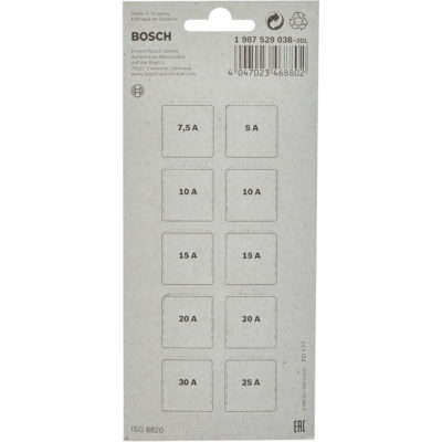 BOSCH Комплект мини бушони 10 бр. 5А-30А - Image 2