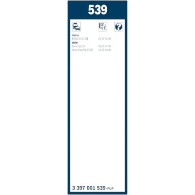 BOSCH Standard Twin Комплект чистачки 539 650/550 мм. - Image 4