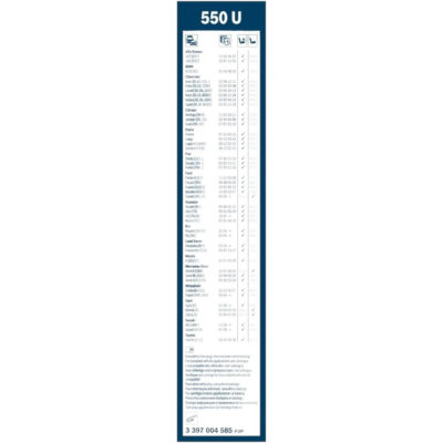 BOSCH Standard Twin Чистачка 550U 550 мм. - Image 3