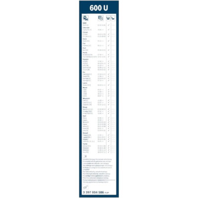 BOSCH Standard Twin Чистачка 600U 600 мм. - Image 4