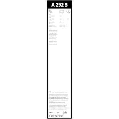 BOSCH Aero Twin Комплект чистачки A292S 600/380 мм. - Image 5