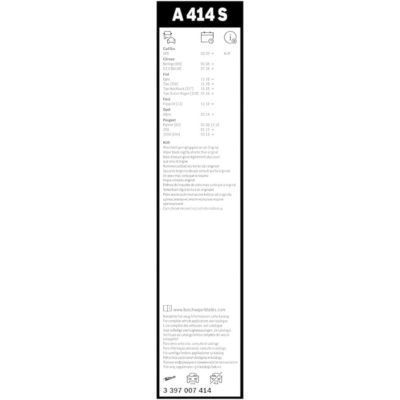 BOSCH Aero Twin Комплект чистачки A414S 650/400 мм. - Image 5