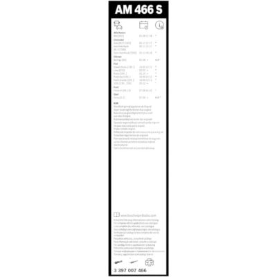 BOSCH Aero Twin Комплект чистачки AM466S 650/380 мм. - Image 5