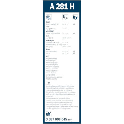 BOSCH Rear задна чистачка A281H 280 мм. - Image 4