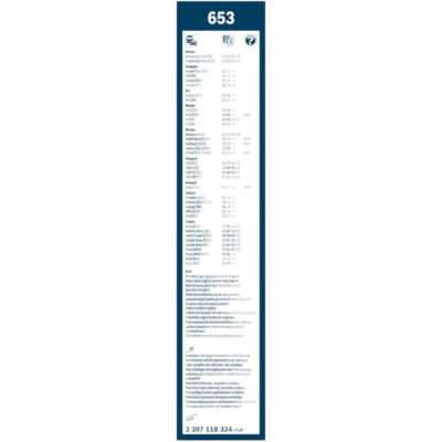 BOSCH Standard Twin Комплект чистачки 653 650/400 мм. - Image 4