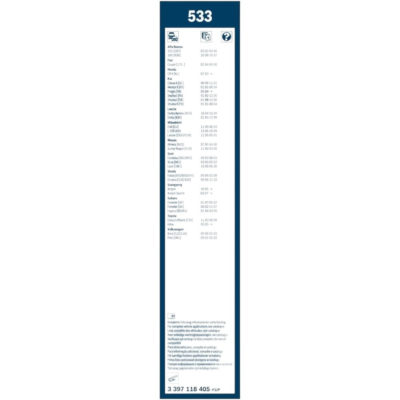 BOSCH Standard Twin Комплект чистачки 533 530/475 мм. - Image 4