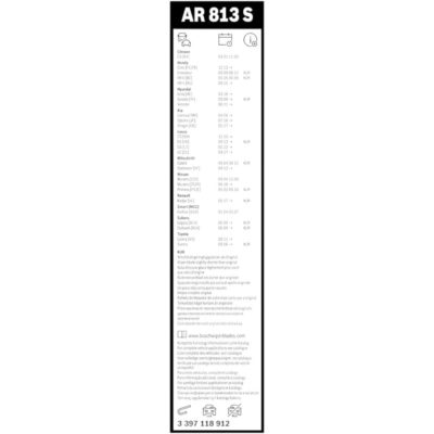 BOSCH Aero Twin Комплект чистачки AR813S 650/450 мм. - Image 4