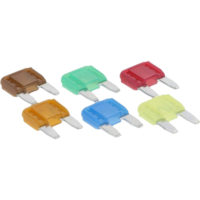 CARTREND Мини предпазители 6 бр, 1x5A, 1x7.5A, 1x10A, 1x15A, 1x20A, 1x30A