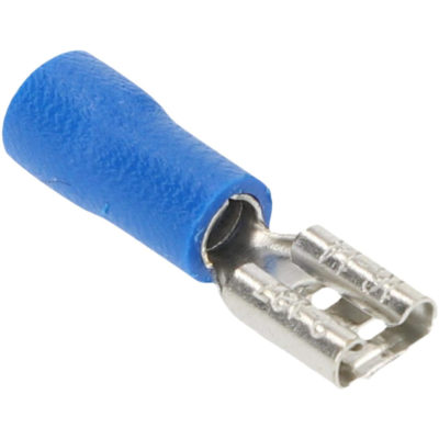 CARTREND Кабелна обувка с изолация 4,8 мм, 20 бр, сини, 1,0-2,5 mm²