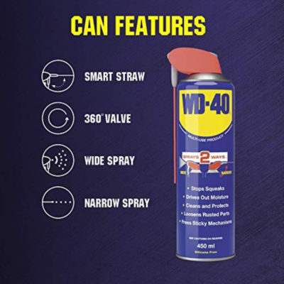 Мултифункционалeн спрей  WD-40 Smart Straw 450 мл. - Image 3
