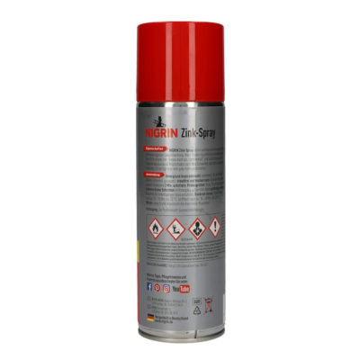 NIGRIN RepairTec Zink spray 400ml - Image 2