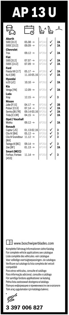 BOSCH Aero Twin Чистачка 340 мм. AP13U - Image 3