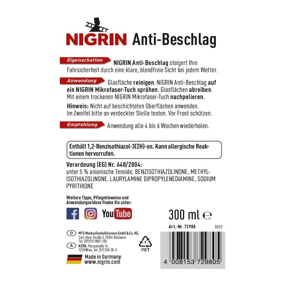 NIGRIN deposits remover detergent 500 ml - Image 3