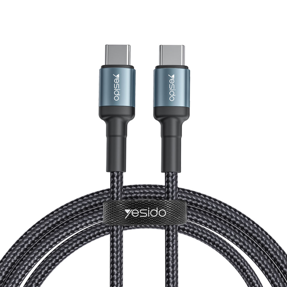 Кабел за телефон YESIDO USB Type-C към Type-C 120 см (max 60W) 480Mbps