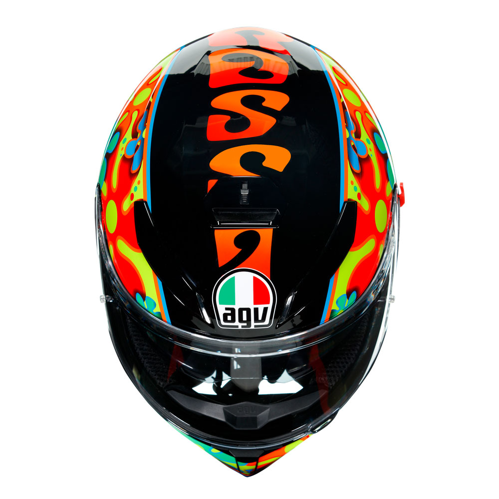 Motorcycle helmet AGV K-3 SV Top MPLK Rossi Valncia 2003 - Image 4