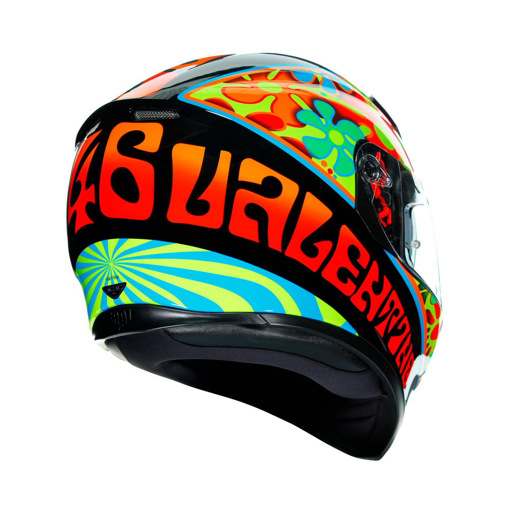 Motorcycle helmet AGV K-3 SV Top MPLK Rossi Valncia 2003 - Image 5