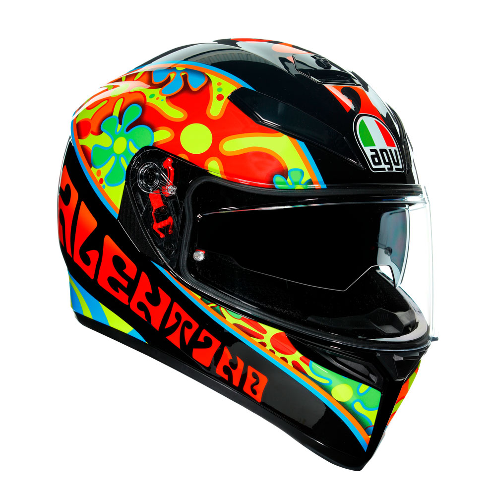 Motorcycle helmet AGV K-3 SV Top MPLK Rossi Valncia 2003